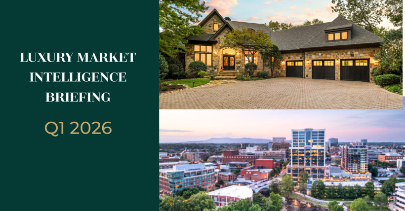 Greenville Luxury Real Estate Market Report Q1 2026 | Lake Keowee & Upstate SC